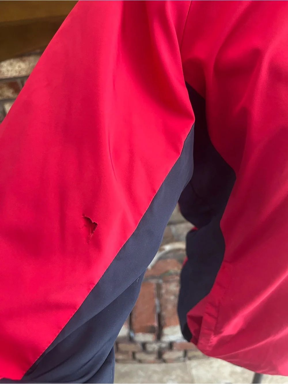 Eddie Bauer Girls' Hot Pink Hooded Jacket with Navy Panels